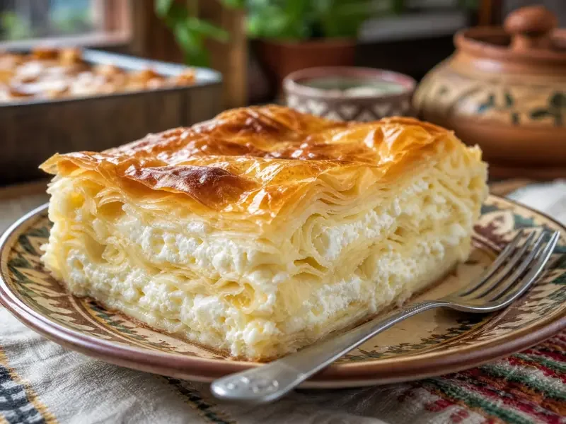 Домашна баница със сирене